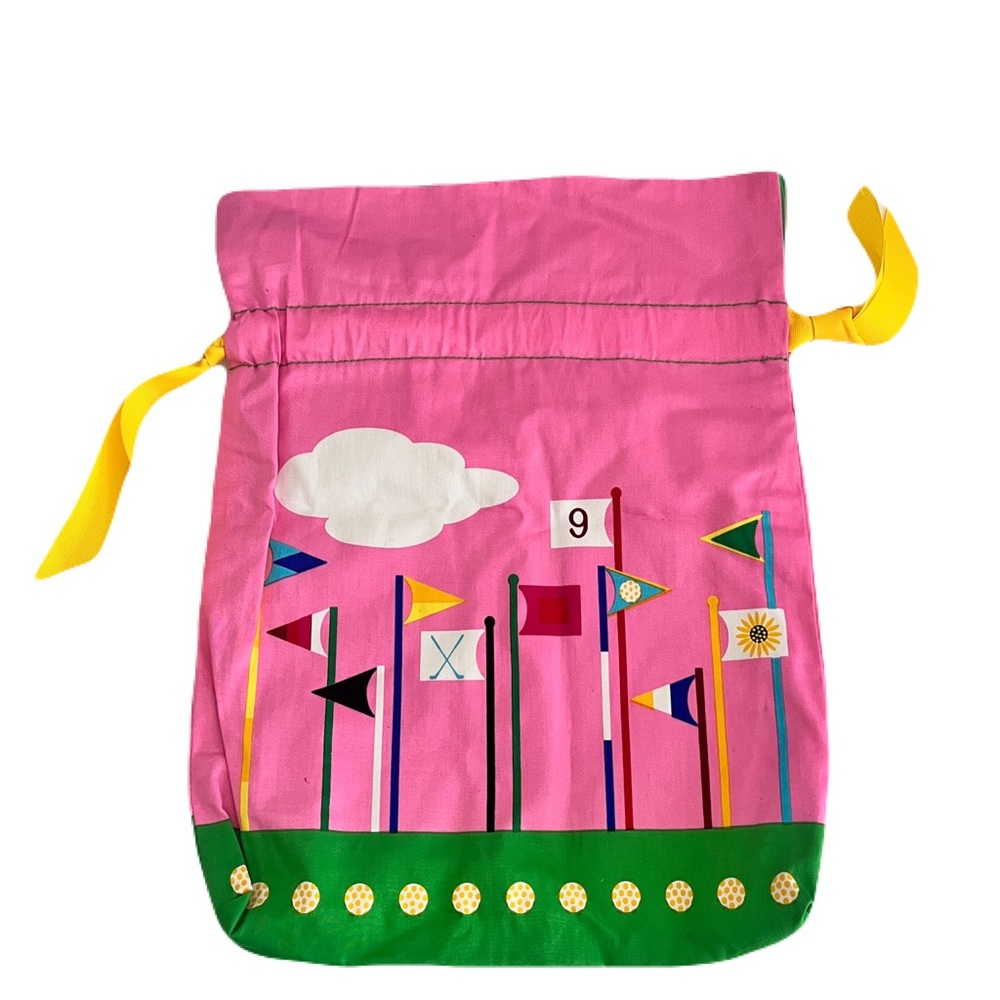 Barth & McCallig Colorful Flags Golf Shoe Dust Bag - Picture 2 of 3